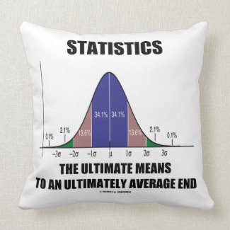 Statistics Ultimate Means Ultimately Average End mojo_throwpillow
