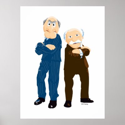 Statler and Waldorf Disney posters