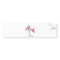 Statua Pallid Red Bumper Sticker