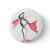 Statua Pallid Red Pinback Buttons