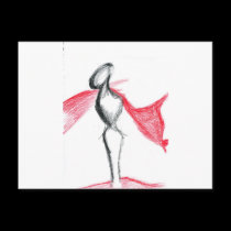 Statua Pallid Red postcards
