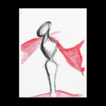 Statua Pallid Red postcards