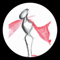 Statua Pallid Red stickers
