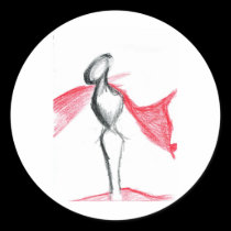 Statua Pallid Red stickers