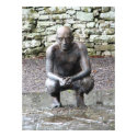 Statue at Drumcliff, Ireland posters