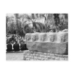 Statue at Egyptian museum, Cairo, Egypt postcards