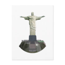 Statue: Christ the Redeemer: 3D Model: postcards