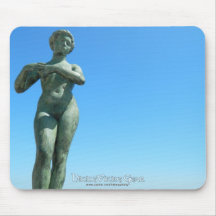 Statue for Gaspar de Portola, Barcelona Mousepad