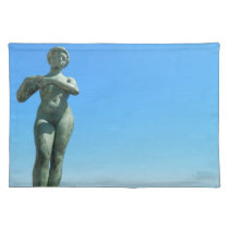 Statue for Gaspar de Portola, Barcelona Place Mats