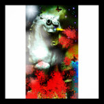 statue horse flowers posters