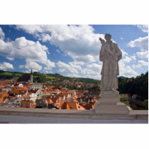 Statue In The Castle With A View On Cesky Krumlov photo sculptures by lifesphere Statue In The Castle With A View On Cesky Krumlov photo sculptures