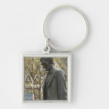 Statue of Abraham Lincoln, Portland, Oregon Keychains