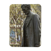 Statue of Abraham Lincoln, Portland, Oregon Flexible Magnet