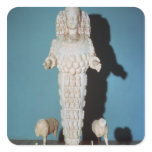 Statue of Artemis with Hunting Dogs, c.AD 135-75 Square Sticker