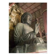 Statue of Buddha Todaiji Nara Japan . This applies Postcard