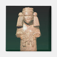Statue of Coatlicue, ancient earth and mother Magnet