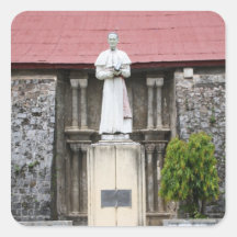 Statue of Donato Guimbaolibot Square Stickers