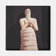 Statue of Itur-Shamagen, King of Mar Refrigerator Magnet