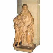 Statue of Jesus with children Cut Out