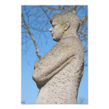 Statue of John F. Kennedy in Bonn Photograph