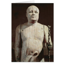 Statue of Ka-Aper Greeting Card