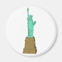 Statue of Liberty: 3D Model: Fridge Magnet