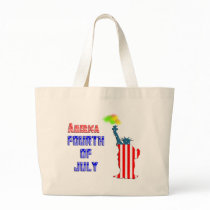 Statue of liberty 4th of July Bag
