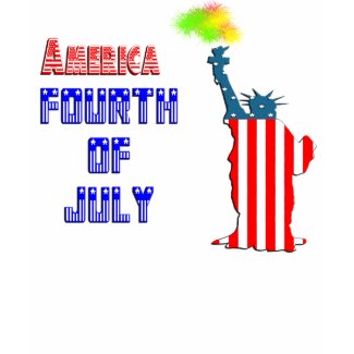 Statue of liberty 4th of July shirt