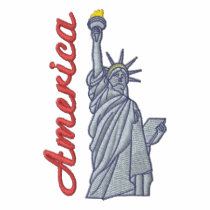 Statue of Liberty America Tees, Polos embroidered shirts