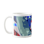 Statue of Liberty and Patriotic American Flag Coffee Mug