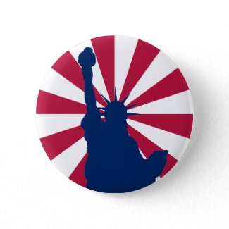 Statue of Liberty Button button