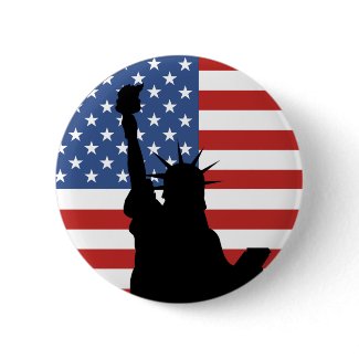 Statue of Liberty button button