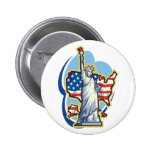 Statue Of Liberty Button