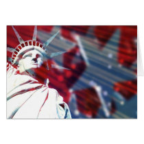 Statue of Liberty card cards