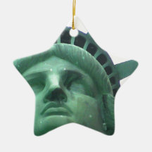 Statue of Liberty Close Up Christmas Ornament