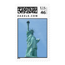 Statue of Liberty - Closeup Postage Stamp