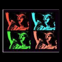 Statue of Liberty Collage postcards