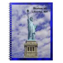 Statue of Liberty, Ellis Island, New York Spiral Notebook