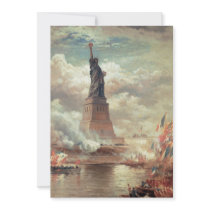 Statue Of Liberty Enlightening the World Invitations