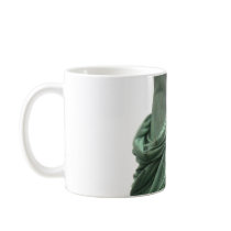 Statue of Liberty Face Crown New York Close Up Coffee Mug