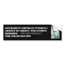 statue-of-liberty, GOVERNMENT/CORPORATE INTERES... bumper stickers by NORRDAVIND statue-of-liberty, GOVERNMENT/CORPORATE INTERES... bumper stickers