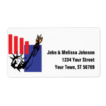 Statue of Liberty Label labels