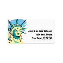 Statue of Liberty Label labels