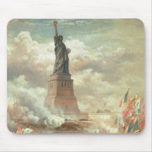 Statue of Liberty, New York circa 1800's Mouse Pad