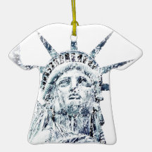 Statue of Liberty New York City Christmas Tree Ornament