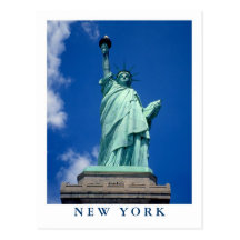 "Statue of Liberty, New York City" postcard