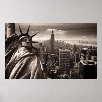 Statue of Liberty, New York, poster
