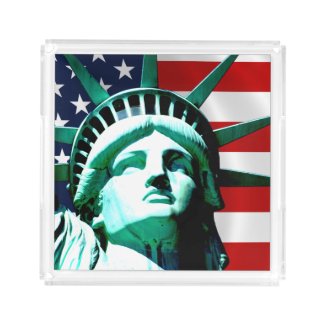 Statue of Liberty, New York Serving Tray