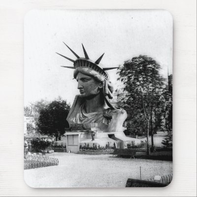 statue of liberty paris france. Statue of Liberty Paris France Mousepad by WBShockey
