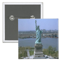 Statue of Liberty Pinback Button